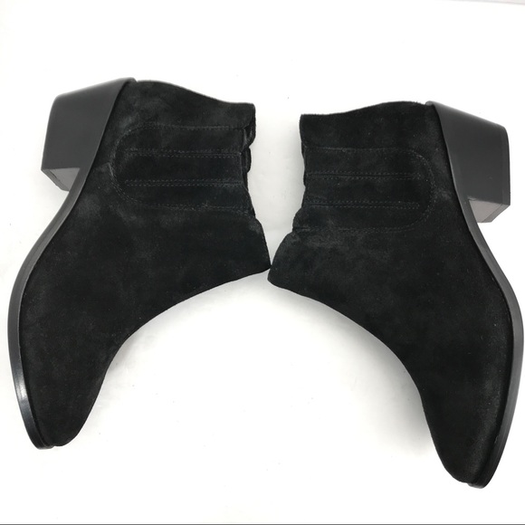 New Joie Barlow black suede ankle booties size 6 & 7 - Picture 6 of 14